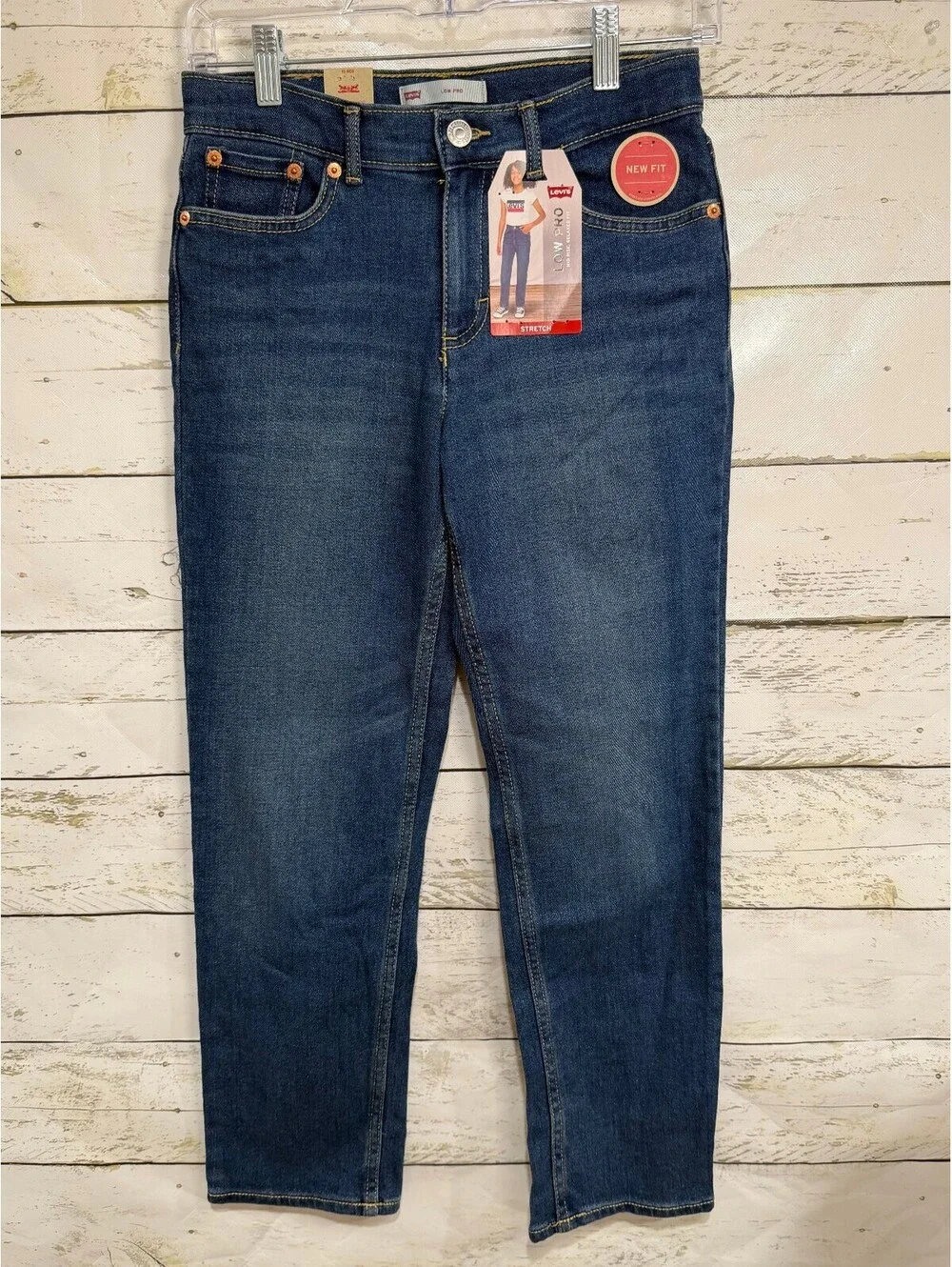 Levi Low Pro Stretch Mid Rise Slim NWT Size Girls 10